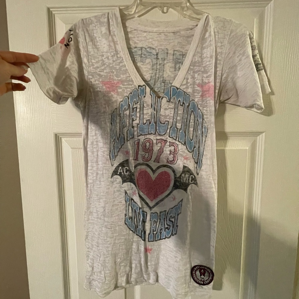 Affliction burnout tee